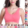 thumbnail image 4 of Jiyugala Women's Large Size A Piece Of Underwear Without Steel Ring No Trace Adjustment Bra, 4 of 4
