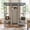 Gray+blue, variant on Wooden Catio Outdoor Cat Enclosure Large Cat House for for Mulitiple Cats Walk ,2 Napping House Cat Enclosures House , 62.6" Outdoor Cat Catio with Waterproof Cover,Ramp,Gray