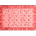 thumbnail image 1 of Ahgly Company Indoor Rectangle Abstract Red Modern Area Rugs, 2' x 3', 1 of 4