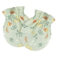 thumbnail image 3 of Gerber Essentials Mitones bebé verde blanco amarillo 4 pzs algodon 0-3 meses, 3 of 5