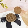 thumbnail image 6 of 1pc Flower Wax Seal Stamp 25mm Plant Sealing Wax Stamp Common Moon Star Pattern Removable Brass Head, 6 of 9