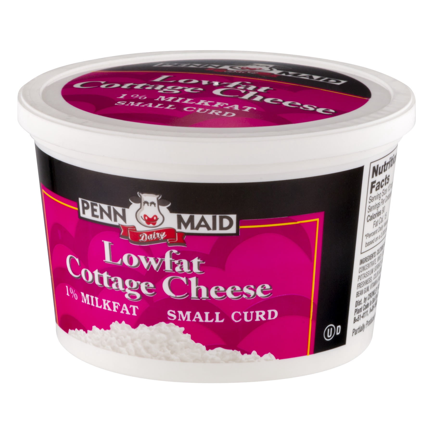 Crowley Foods Penn Maid Cottage Cheese 16 Oz Walmart Com