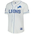 thumbnail image 2 of Men's-Starter  White Detroit Lions Relay Full-Button Baseball Jersey, 2 of 3