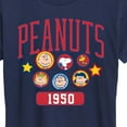 thumbnail image 3 of Peanuts - Peanuts Crew Athletic - Women's Short Sleeve Graphic T-Shirt, 3 of 6
