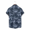 thumbnail image 6 of Purcolt Mens Hawaiian Shirt Short Sleeve Button Down Shirts Tropical Floral Summer Beach Shirts, 6 of 8
