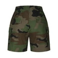 thumbnail image 4 of Viikei 2025 Summer Shorts for Women Plus Size Clearance Women Camouflage Printing Pocket Shorts Casual Wear Work Out Shorts Pants, 4 of 5