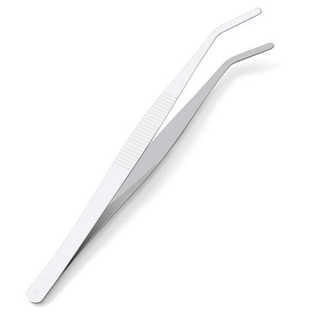 

18cm Tea Tweezers Salad Food Stainless Steel Tea Folder Tweezer Clips Clamps Kitchen Tongs