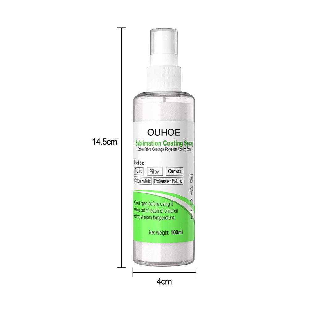 Sublimation Coating Spray For Cotton Polyester Fabric Carton Canvas Tote Bag Magic Prep Sublimation Fluid Spray Coating With Waterproof Super Adhesion Self Drying Baking Free Walmart Com