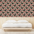 thumbnail image 3 of Ambesonne Butterfly Peel & Stick Wallpaper for Home, Butterflies Dream Pattern, 13"x36", Ecru Coral and Dark Teal, 3 of 5