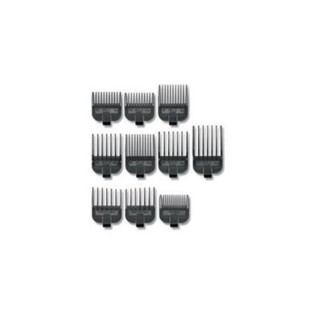 Andis 18895 10 Universal Attachments Comb Guide Set For MC-CC-MA-PM Clippers