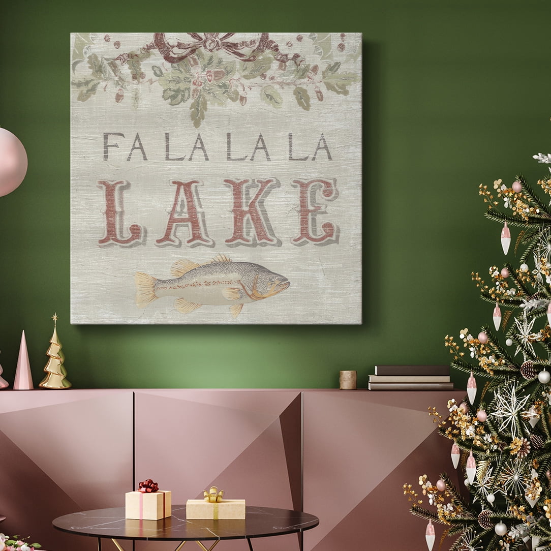 Cabin Christmas Collection A- Gallery Wrapped Canvas