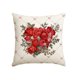thumbnail image 2 of Yusimy 45 x 45 Inch Valentine's Day Heart Themed Pillowcase with Heart and Flower Print for Sofa Decor for Holiday Decor, 2 of 6