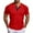 Red, variant on Men's Short Sleeve Button Down T Shirt Casual Knit Tee Slim Fit Summer Breathable Comfortable Stylish Top