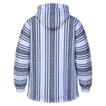 thumbnail image 4 of Men's Tribal Print Comfort Hoodie, Casual Long Sleeve Pullover Sweatshirt, Ethnic Style Streetwear for Christmas, Fall Winter, Cultural Events and Daily Wear,White,L, 4 of 4