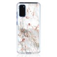thumbnail image 2 of Samsung Galaxy S20 Plus Case, Kaesar Hybrid Bling Glitter Sparkle Laser White Marble Graphic Fashion Cute Colorful Skin Cover Shockproof Case for Samsung Galaxy S20 Plus, 2 of 5