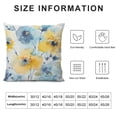 thumbnail image 5 of Creowell Watercolor Abstract Yellow Blue Flower Throw Pillow Covers Floral Spring Seamless Pattern Art Painting Square Pillowcases for Home Decor Sofa Car Bedroom Pillow case, 5 of 5