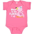 thumbnail image 3 of Inktastic New to the Flock Cute Baby Flamingo Boys or Girls Baby Bodysuit, 3 of 5