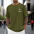 thumbnail image 2 of JAJAHO Men's Graphic Tee Short Sleeve T Shirt Comfortable Breathable Crew Neck Loose Fit Top Casual Daily Wear Summer Outfits Leisure Tops, 2 of 4