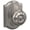 Satin Nickel, variant on Schlage FC172GEO716CAM Custom Georgian Non-Turning Two-Sided Dummy Door Knob Set - Bronze
