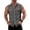 38# Dark Gray, variant on Men's Sleeveless Button Up Shirts Collared Casual Summer Vest with Chest Pockets Office Vacation Tops Blue XL