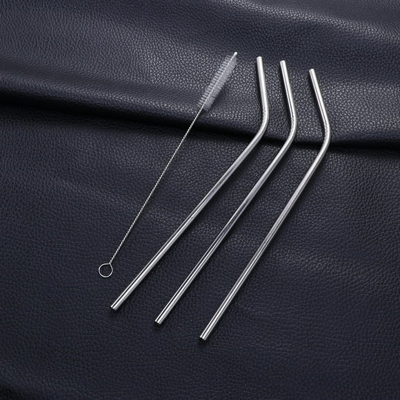 FESTFENDS Short Metal Straws Reusable Stainless Steel for Users