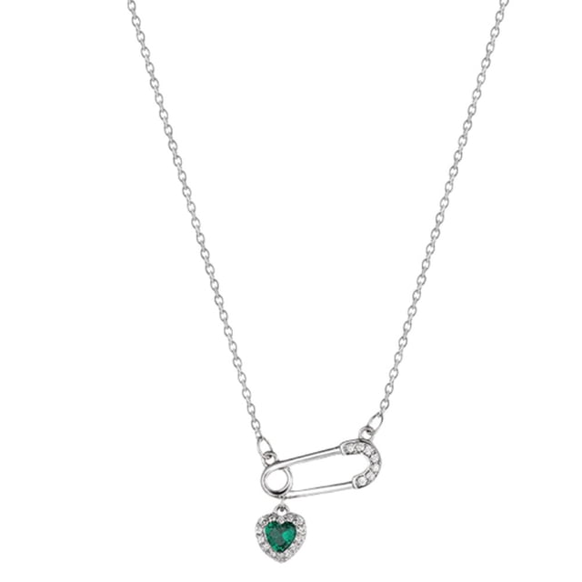 TQEHS Collar con colgante de amor con pin para mujer, accesorios de joyería т⭐ у( Nice O7A7 XN Q7R6