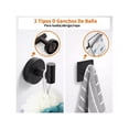 thumbnail image 4 of Accesorios para Baño 9 pz Belug Acero Inoxidable Negro, 4 of 5