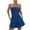 Blue, variant on UAMVSH Jumpsuits for Women Trendy Ladies Sleeveless Strapless Tube Top Rompers off Shoulder Casual Beach Vacation Short Jumpers with Pockets