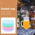 thumbnail image 5 of BESTONZON 4Pcs Mason Jar Drinking Lids with Straw Hole Durable Anti Spilling Canning Caps, 5 of 8