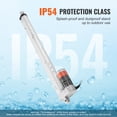 thumbnail image 4 of KFFKFF Linear Actuator 12V, 16 Inch High Load 330lbs/1500N Linear Actuator, 0.19"/s Linear Motion Actuator with Mounting Bracket and IP54 Protection, 4 of 9