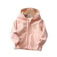 thumbnail image 3 of Ajziojiro Toddler Kids Boys Girls Cartoon Fleece Jacket Fall Winter Warm Zipper up Coats Versatile Cotton Outwear Hoodies Coats for Baby 1-9Y, 3 of 6