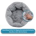 thumbnail image 2 of Arlee Quilted Slumber Oval Round Cuddler - Pet Dog Cat Bed - Washable Easy Care - Small/Medium (choose your color), 2 of 2