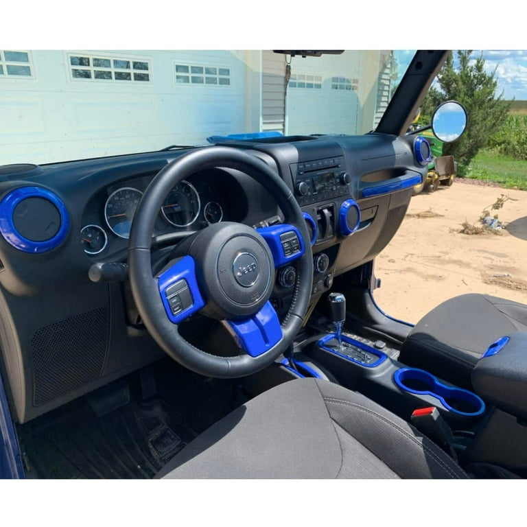 Jeep Interior Trim Kit Blue Matttroy