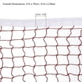 thumbnail image 2 of Uxcell Filet de Badminton Portable 7x2.5ft Filet de Remplacement Rouge, 2 of 6