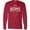 Red, variant on Inktastic It's Home State of New Jersey Outline Long Sleeve T-Shirt