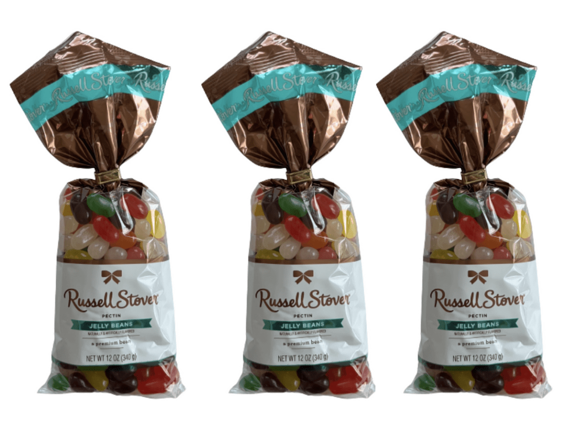 Russell Stover Pectin Jelly Beans, 12Ounce Bags (Pack of 3)