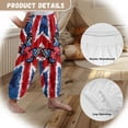 thumbnail image 6 of DISNIMO English Flag Butterfly Long Bloomer Pants Boys Harem Bloomers for Kids Harem Pants Soft Baggy Pants for Boys 13-16 Beach Pants for Boys Long Trousers Pants for Boys High Waisted Pants, 6 of 7