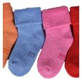 thumbnail image 3 of Meso Girl's 6 Pairs Pack Wool Blend Socks Plain 6M-12M Blue,Grey,Beige,Rose,Orange,Red, 3 of 3