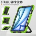 thumbnail image 5 of Dteck Kids Full Body Protection Case for iPad Air 13 inch 2025/2024,Heavy Duty Silicone Case 360 Degree Rotating Handle Stand Cover with Screen Protector for iPad Air 13-in. M3/M2,Green, 5 of 7