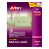 "Clear Easy Peel Address Labels for Laser Printers 1"" x 4"", Box of 1,000 (5661), Great for shipping, mailing, greeting cards, invitations, gift boxes and.., By Avery"