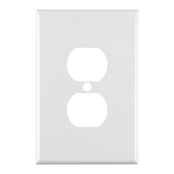 axGear Single Gang Duplex Receptacle Decorator Wall Plate