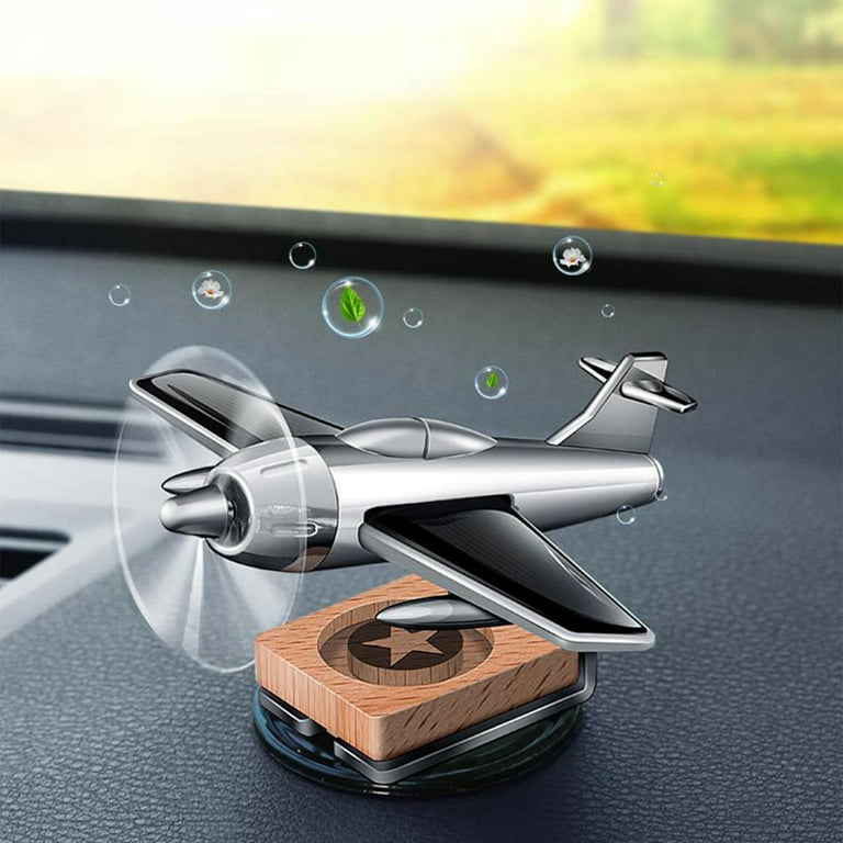 Rotating Solar Powered of Air for Statue with Perfume Diffuser Scent for  Dashboard , 