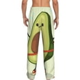 thumbnail image 3 of Picia Avocado1 Mens Soft Woven Cotton Elastic Waistband Sleep Pajama Pant Lounge Sleep Pant With Pockets And Drawstring-Medium, 3 of 9