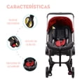thumbnail image 3 of Carriola Convertible 2 en 1 Con Autoasiento Para Paseo Color Rojo, 3 of 5