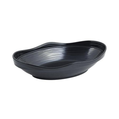

18 x 11 x 4 in. Euro Round 6 quart Bowl Black