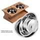 thumbnail image 3 of unbranded 2Ud De Inoxidable Para Y Beber Mascotas Con Base Firme, 3 of 6