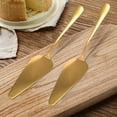 thumbnail image 2 of Golden Cake Pie Server, Wedding Cake Knife and Server Set,2 Pieces, 2 of 10
