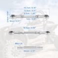 thumbnail image 3 of Unique Bargains 2 Pcs M8 80mm Tige de Direction Réglable Rotule pour 49cc ATV Électrique Go Kart Direction Colonne Suspension, 3 of 6