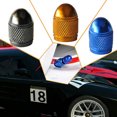 thumbnail image 3 of 4pcs Bullet Type Auto Car Tire Caps Covers (Golden), 3 of 5