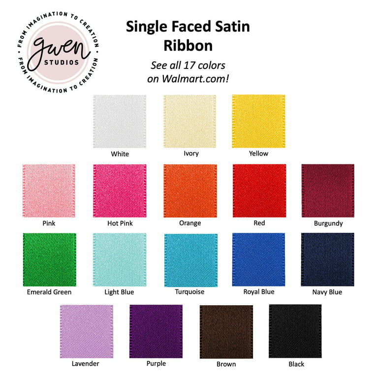 Single Face Satin Ribbon - Cream 5/8 x 100 yards